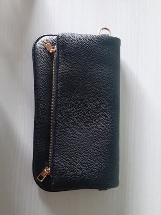 Bolso bandolera Zadirg negro y dorado