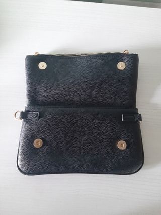 Bolso bandolera Zadirg negro y dorado