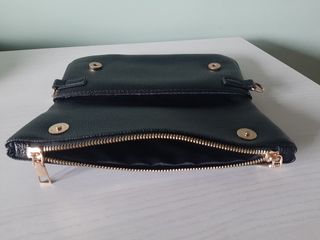 Bolso bandolera Zadirg negro y dorado