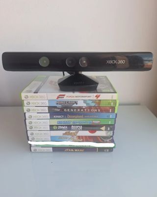 Kinect + 9 juegos Xbox 360