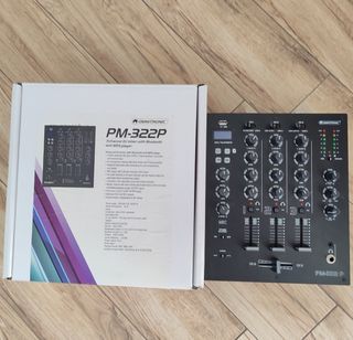 Mixer Omnitronic PM-322 P USB e Bluetooth 3 canali