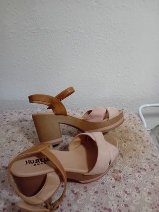 Sandalias Hurley Rosa y Marrón
