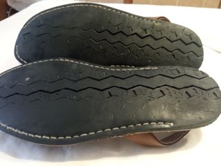 Sandalias Piel Marrón menorquinas