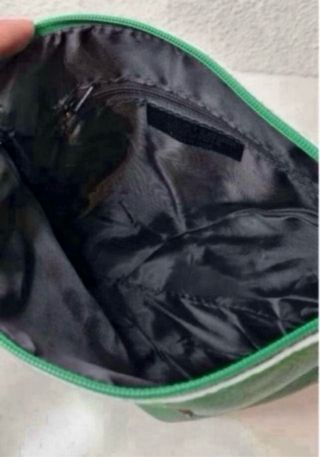 Bolso bandolera Bones in Pelle verde