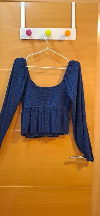 Blusa Hollister azul - Talla M