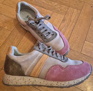 Zapatillas El Naturalista - Gris Rosa