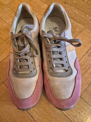 Zapatillas El Naturalista - Gris Rosa