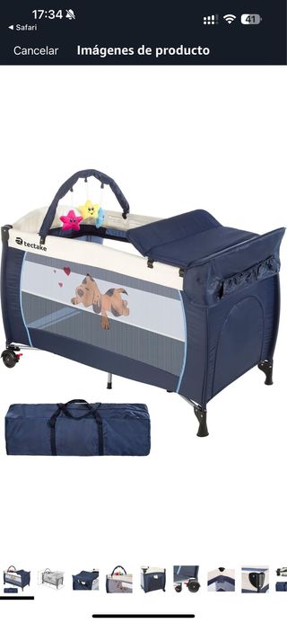 Cuna viaje bebé plegable