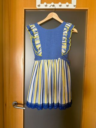 Vestido niña rayas Little King