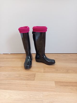 Botas Hunter negras gloss 