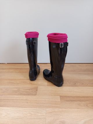 Botas Hunter negras gloss 