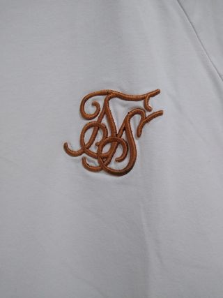 Siksilk - Camiseta blanca talla M