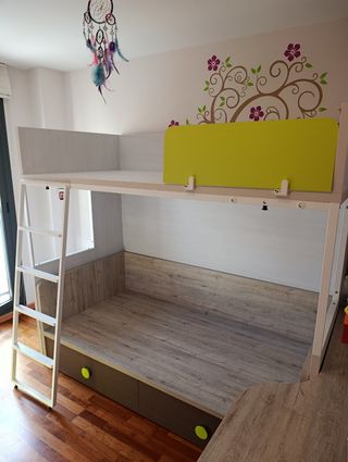 Cama nido y cajones más litera.