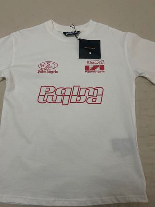 Camiseta Palm Angels blanca talla S sin estrenar 