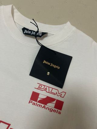 Camiseta Palm Angels blanca talla S sin estrenar 