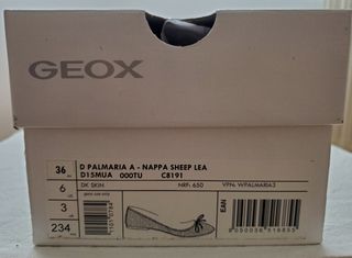 Bailarinas Geox beige trenzadas