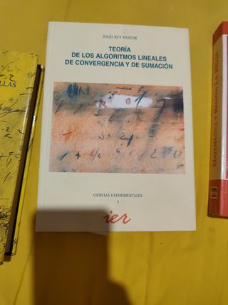 Lote de libros de matemáticas 