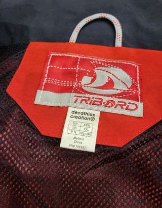 Chubasquero Cortavientos Tribord Rojo 3XL