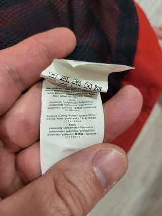 Chubasquero Cortavientos Tribord Rojo 3XL