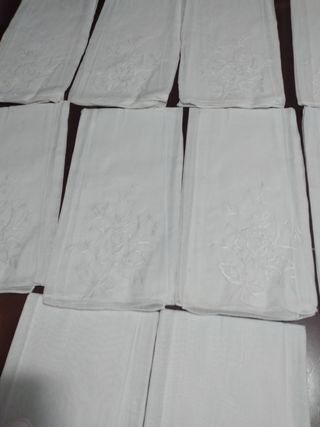 12 Asciugamani Lino Battist - 43x55 cm