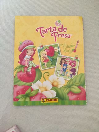 Cromos Álbum Tarta de Fresa Panini