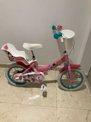 Bicicleta Minnie Mouse niña 12" 
