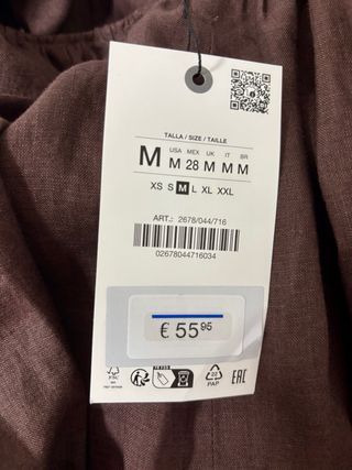 Mono lino 100% ZARA
