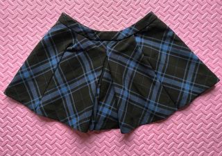 Falda/short escocesa Bershka