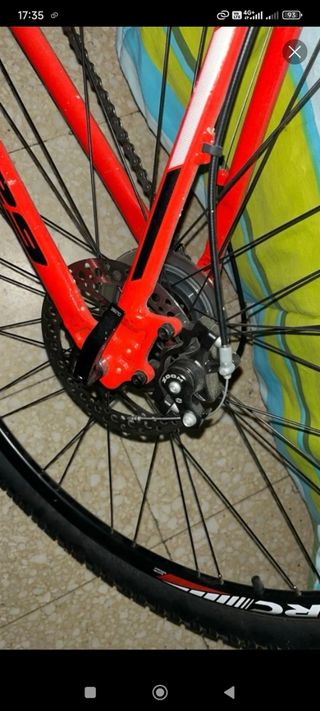 Bicicleta de montaña Racer de 29 pulgadas talla L.