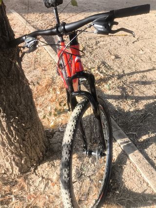 Bicicleta de montaña Racer de 29 pulgadas talla L.
