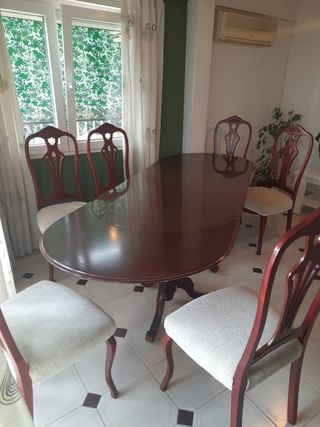 Mesa comedor extensible