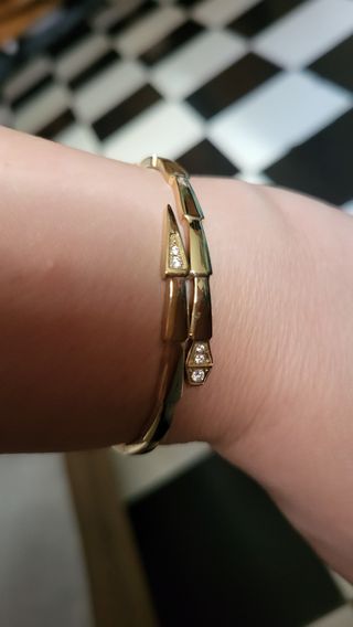 Pulsera dorada acero inoxidable