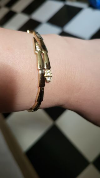 Pulsera dorada acero inoxidable
