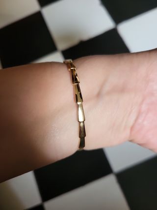 Pulsera dorada acero inoxidable