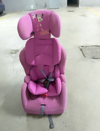 Silla coche Minnie Mouse rosa