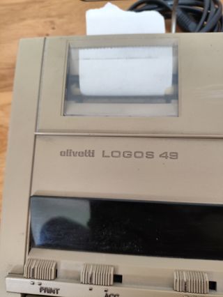 Olivetti Logos 49 - Calculadora vintage