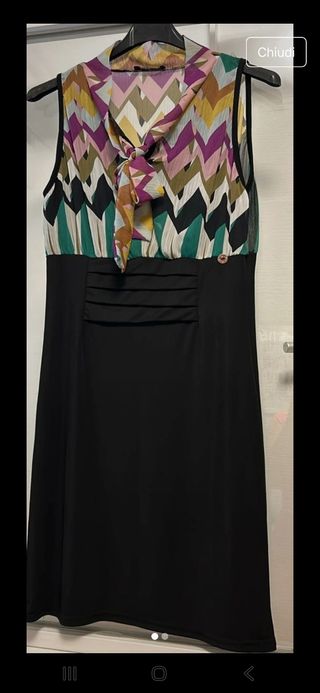 Vestito eleganti multicolor