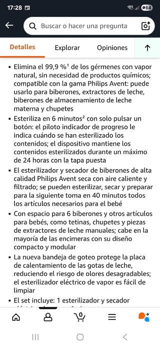 Esterilizador Philips Avent