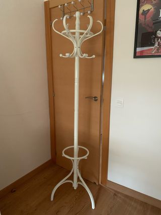 Perchero blanco madera