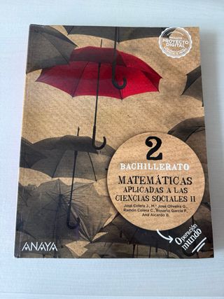 Matemáticas aplicadas a las Ciencias Sociales II.