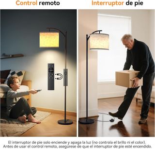 Lámpara de pie LED regulable 160cm YICAIZI