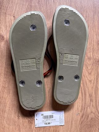 Ipanema Chanclas Mujer 38 Marrón-Verde