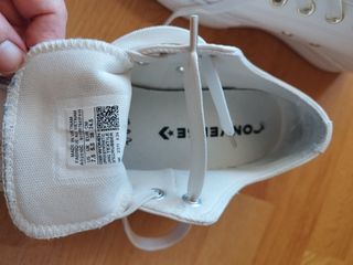 Zapatillas converse piel blanca 