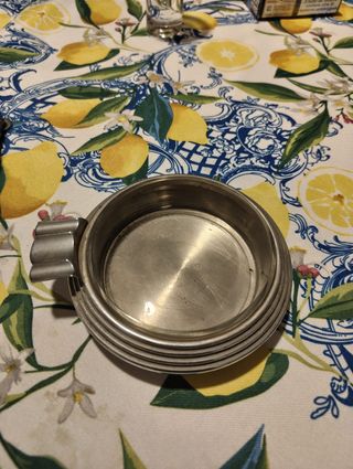 Scatolina Art Déco metallo anni '30-'40