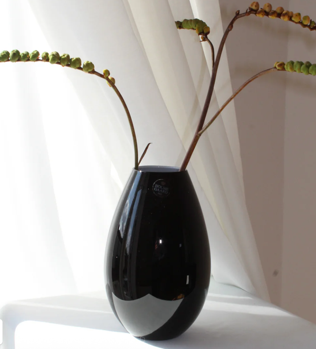 Jarrón Holmegaard negro
