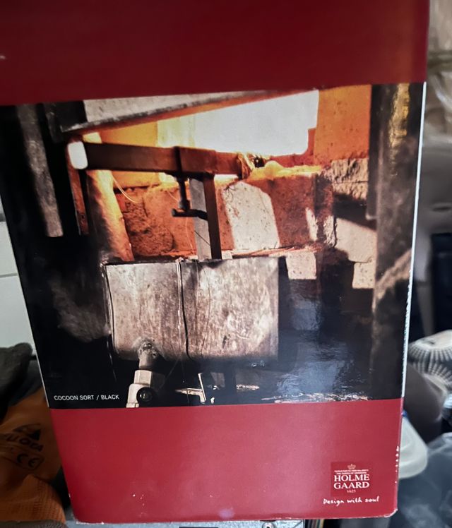 Jarrón Holmegaard negro