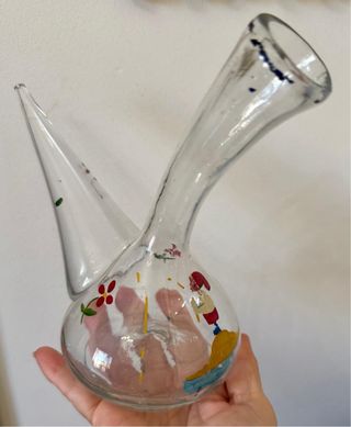 2 Caraffe Antiche Dipinte a Mano