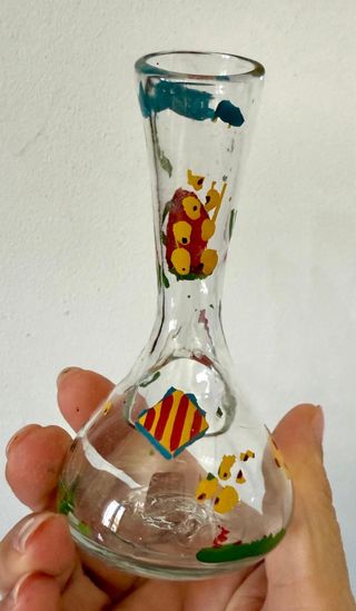 2 Caraffe Antiche Dipinte a Mano