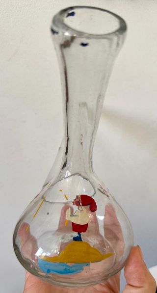 2 Caraffe Antiche Dipinte a Mano