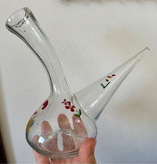 2 Caraffe Antiche Dipinte a Mano